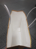 Bolsa de papel Kraft de cartón negro blanco con bolsa de papel con asa